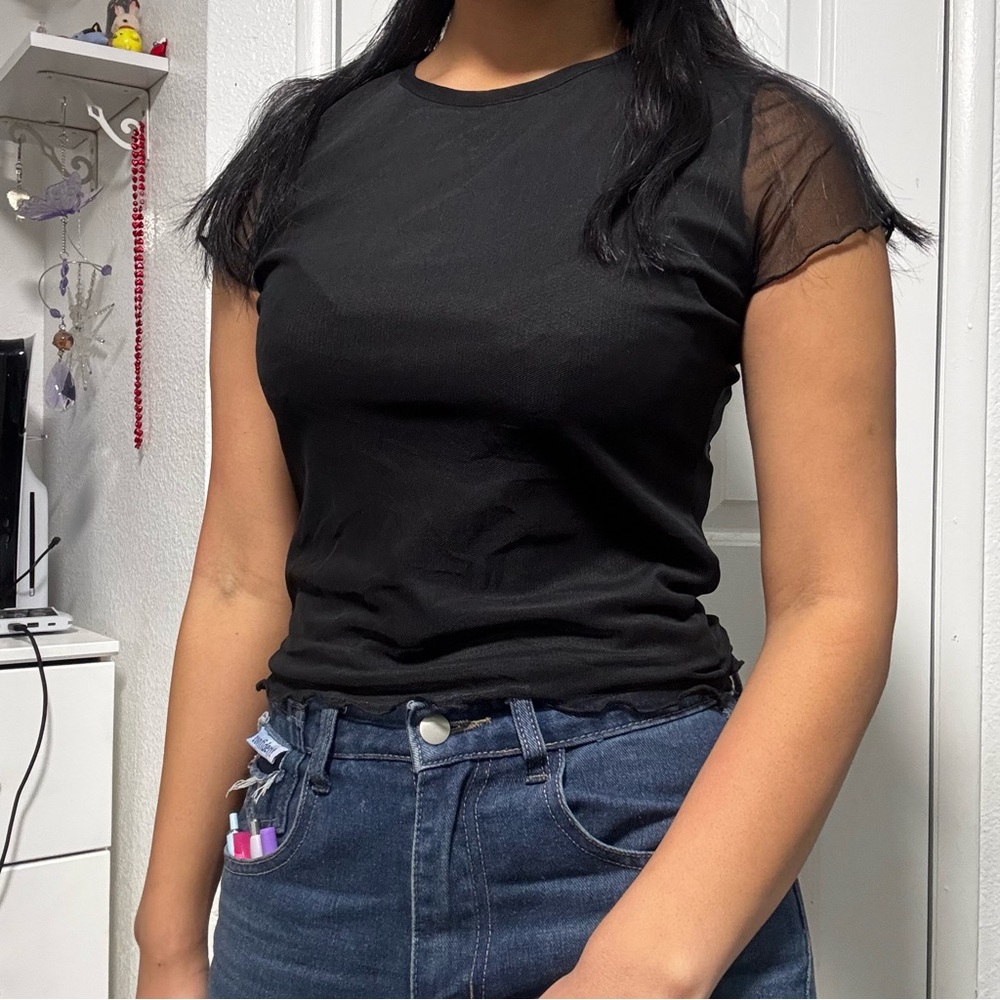 Fitted Black Crop Top Bundle - Picture 5 of 8